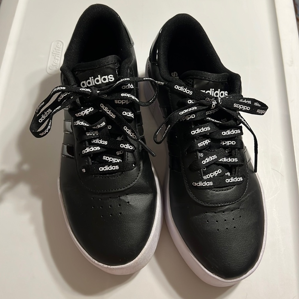 Women's Black Adidas Court Bold Sneakers